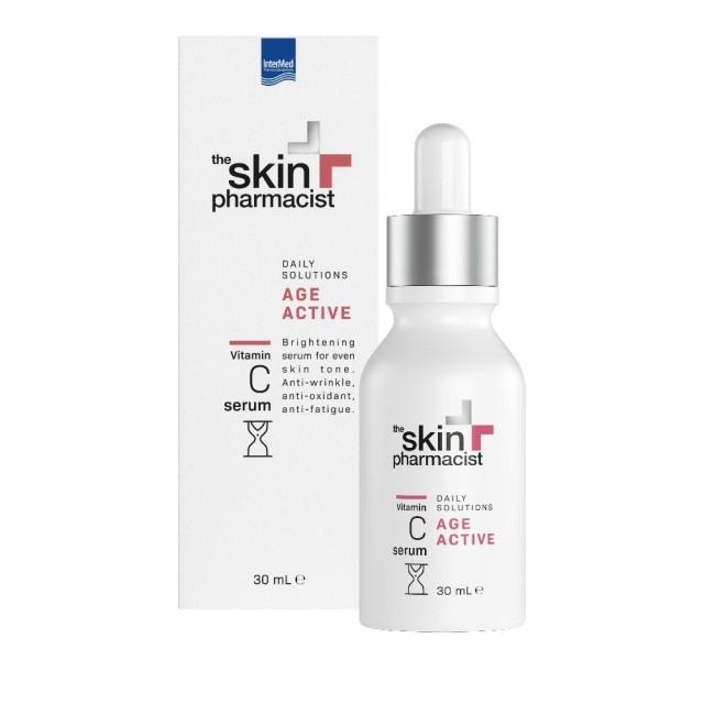 Intermed The Skin Pharmacist  Age Active Vitamin C Serum 30ml - Ορός λάμψης για ομοιόμορφο τόνο