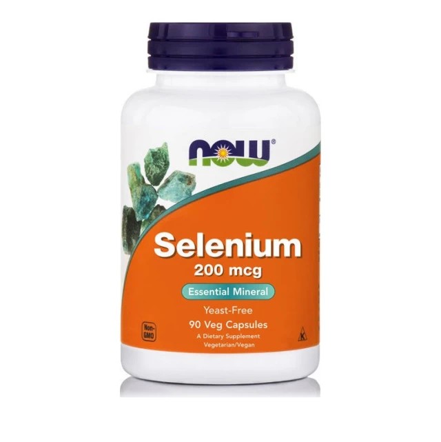 Now Foods Selenium 200mcg – 90 Φυτικές Κάψουλες