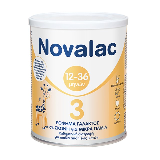 Novalac No3 400gr - Γάλα σε Σκόνη 3ης Βρεφικής Ηλικίας 1-3 ετών