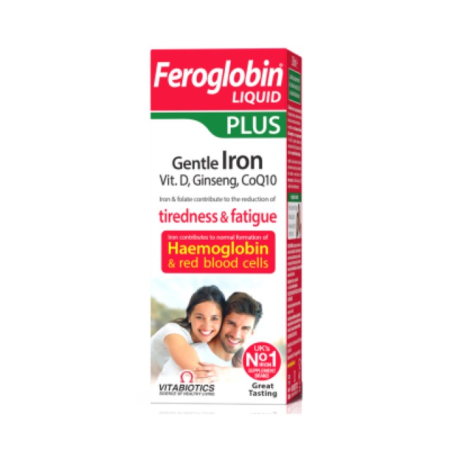 Vitabiotics Feroglobin Liquid Plus 200ml - Συμπληρωμάτων Σιδήρου