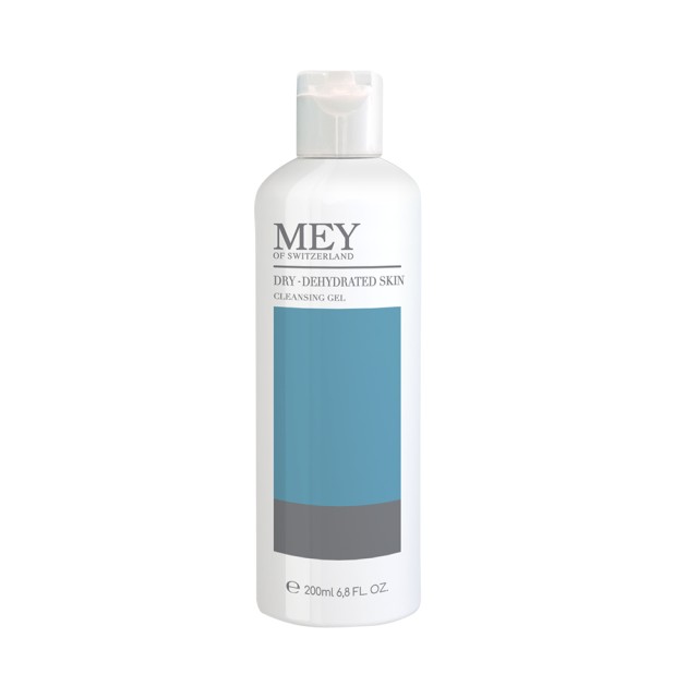 Mey dry Dehydrated Skin Cleansing Gel 200ml – Απαλό σαπούνι καθαρισμού για ξηρές & αφυδατωμένες επιδερμίδες