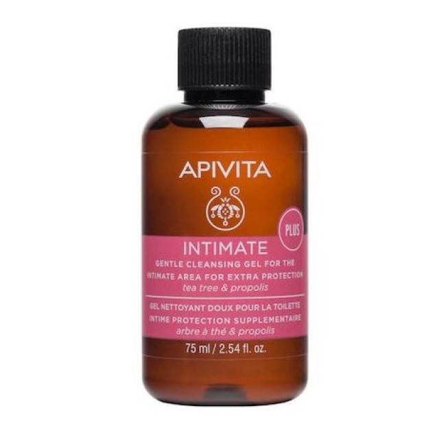 Apivita Intimate Plus Cleansing Gel 75ml – Καθαριστικό Ευαίσθητης Περιοχής με Πρόπολη & Tea Tree