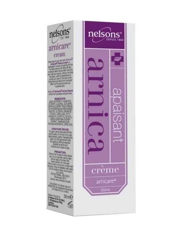 Power Health Nelsons Soothing Arnicare Cream 30g – Ανακουφιστική κρέμα με Άρνικα για Μώλωπες και Διαστρέμματα