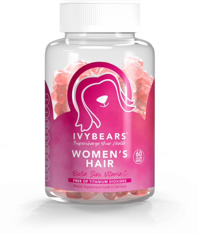 Ivybears Womens Hair 60ζελεδάκια - Συμπλήρωμα Διατροφής για Μαλλιά & Νύχια