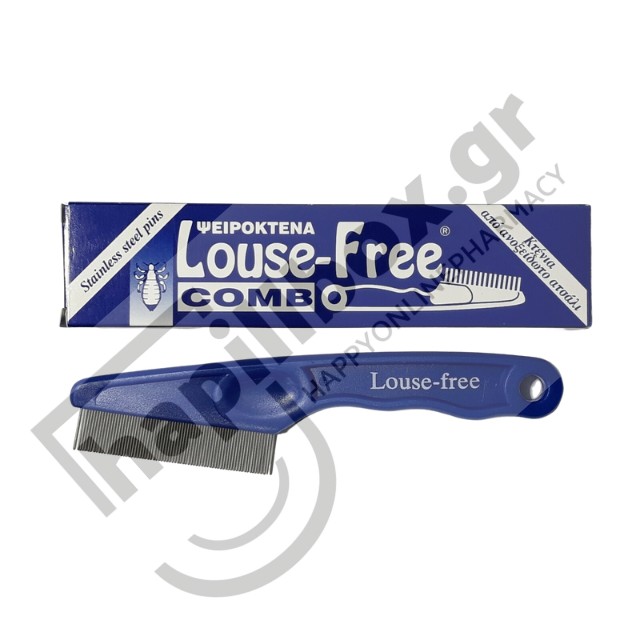 Technofarm Louse-Free Comb – Αντιφθειρικό Χτενάκι Μπλε από ανοξείδωτο ατσάλι 1τμχ.