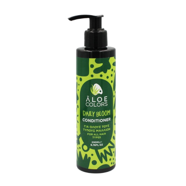Aloe Colors Daily Bloom Conditioner 200ml - Conditioner Καθημερινής Χρήσης για Όλους τους Τύπους Μαλλιών