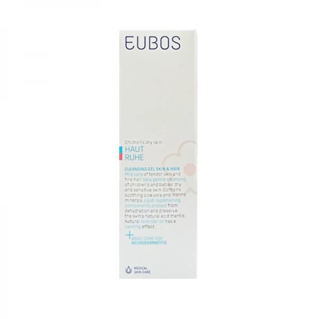 Eubos Dry Skin Children Cleansing Gel 125ml – Παιδικό Υγρό Kαθαρισμού Για Σώμα & Μαλλιά