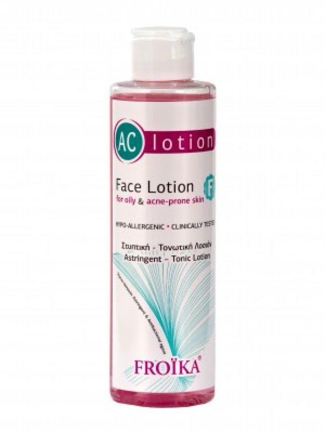 Froika AC Face Lotion F 200ml - Αντιμικροβιακή Λοσιόν για καθαρισμό των λιπαρών επιδερμίδων