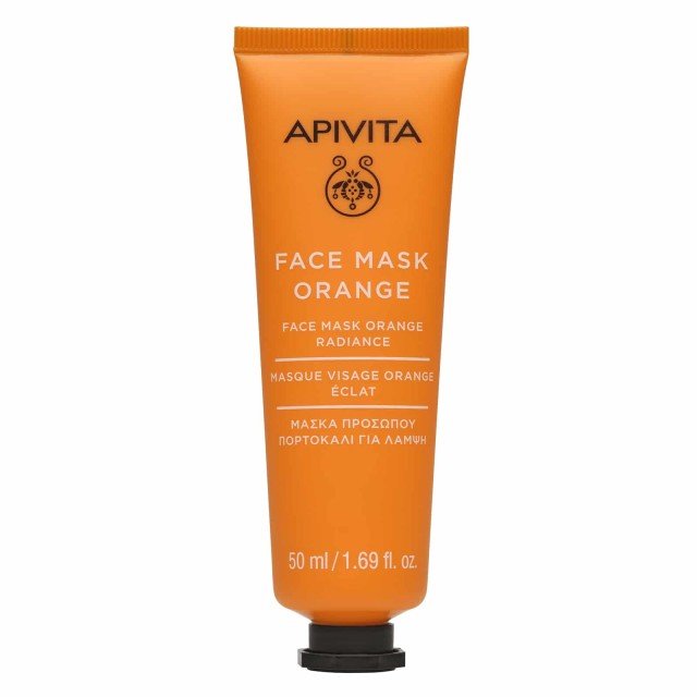 Apivita Face Mask Orange 50ml - Μάσκα Προσώπου Λάμψης με Πορτοκάλι