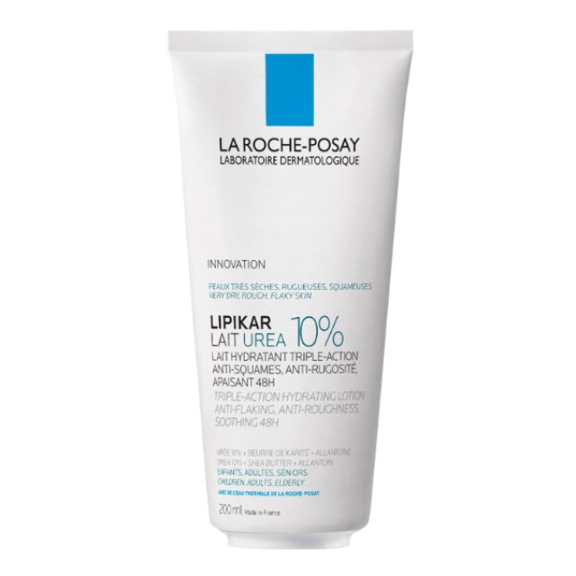 La Roche Posay Lipikar Lait Urea 10% 200ml - Ενυδατικό Γαλάκτωμα Τριπλής Δράσης