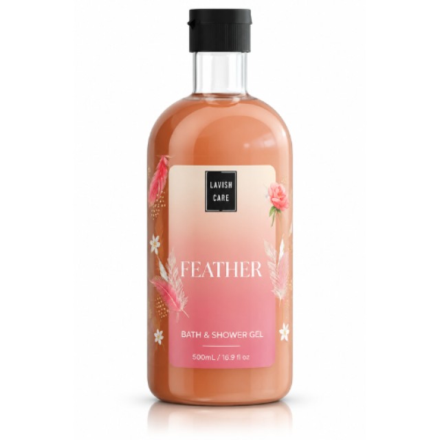 Lavish Care Feather Bath & Shower Gel -  Αφρόλουτρο 500ml