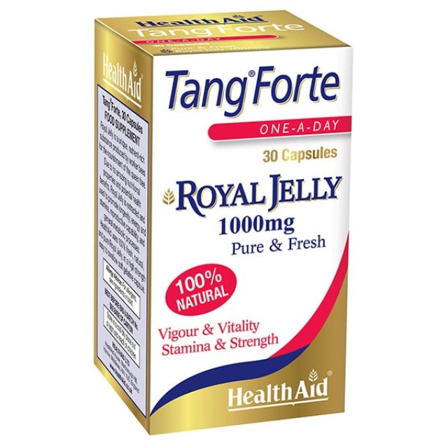 Health Aid Tang Forte Royal Jelly 1000mg 30caps – Συμπλήρωμα με Βασιλικό Πολτό