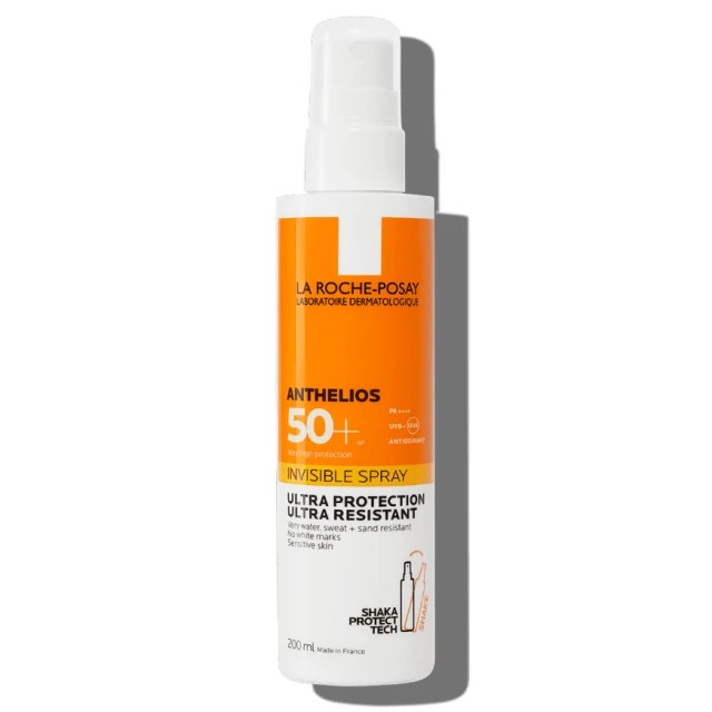 La Roche Posay Anthelios Invisible Spray SPF50 200ml - Αντηλιακό σώματος με Ultra ανάλαφρη υφή