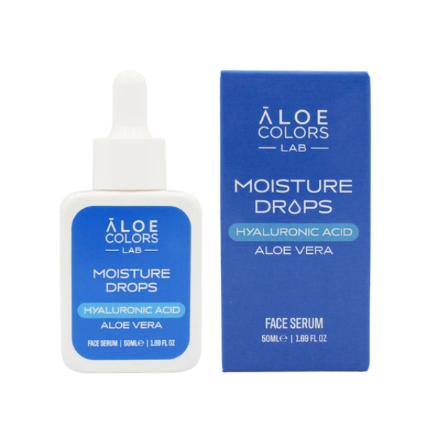Aloe Colors Face Serum Moisture Drops Hyaluronic Acid 50 ml
