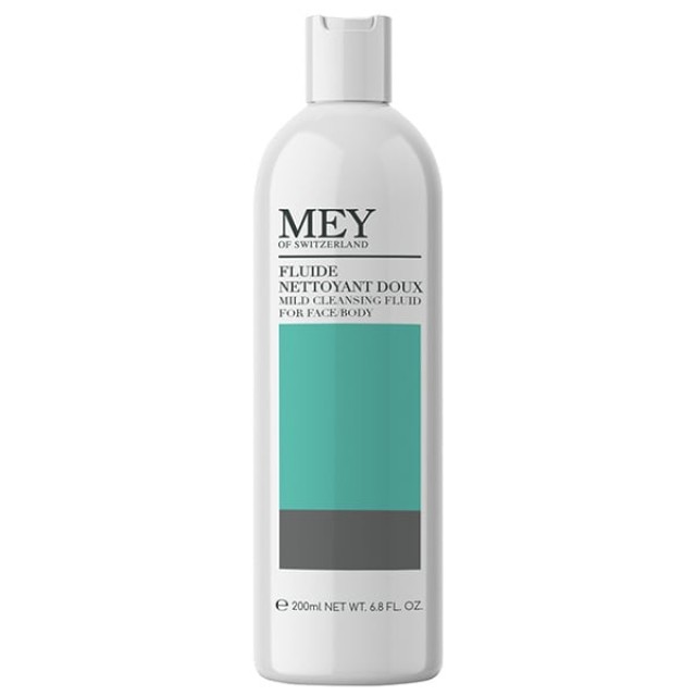 Mey Fluide Nettoyant Doux 200ml – Υγρό Καθαρισμού για Ευαίσθητα Δέρματα για Πρόσωπο & Σώμα