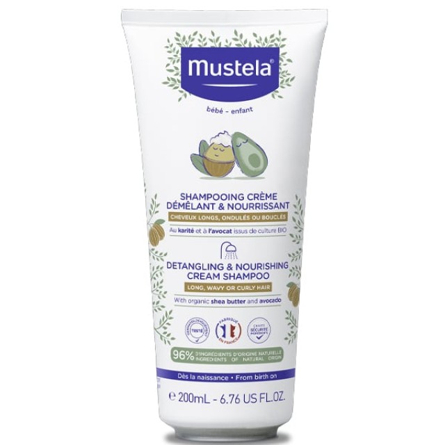 Mustela Detangling & Nourishing Cream Shampoo 200ml