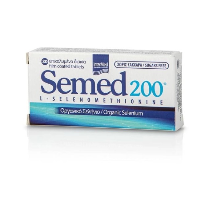 Intermed Semed 200mg 30 ταμπλέτες - Οργανικό Σελήνιο