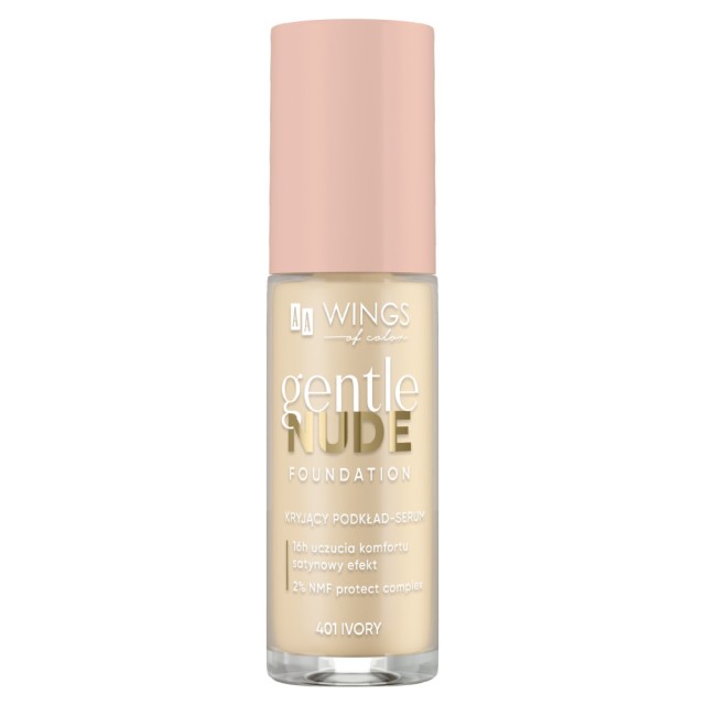 AA Wings Of Color Gentle Nude Foundation 401 Ivory 30ml