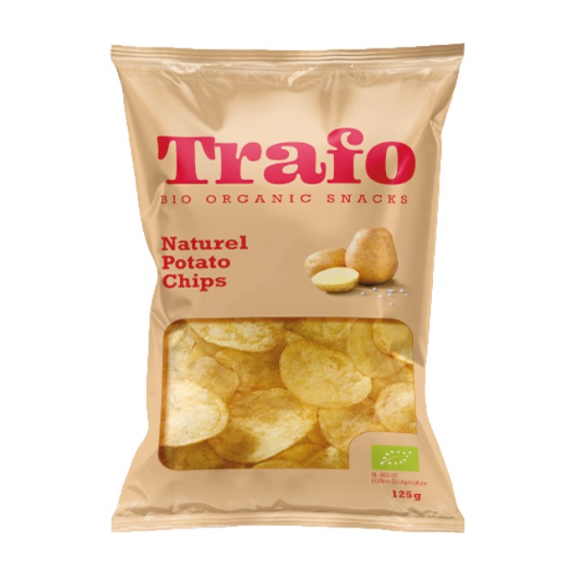 Trafo Bio Βιολογικά Τσιπς Πατάτας με Αλάτι 125g