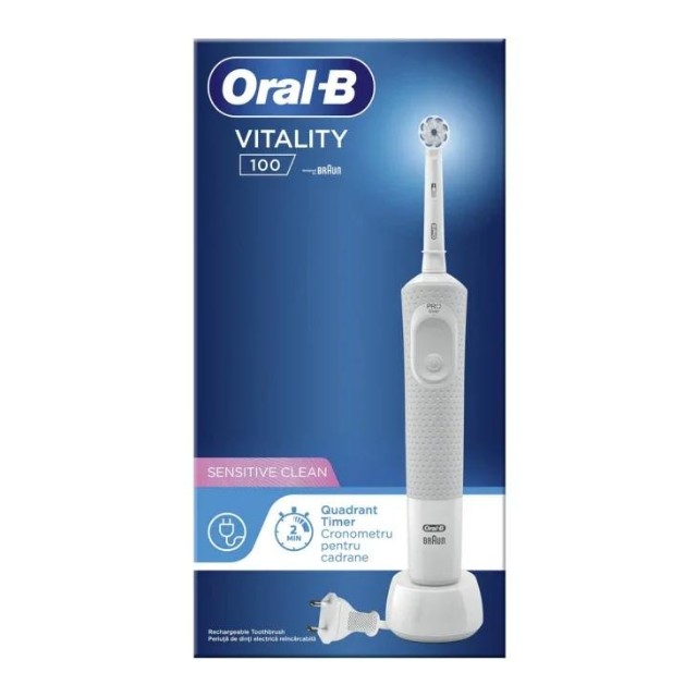 Oral-B Vitality 100 Sensitive Clean – Ηλεκτρική Οδoντόβουρτσα