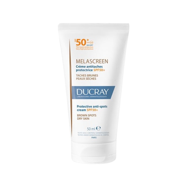 Ducray Melascreen Cream Antitaches SPF50+ 50ml - Προστατευτική Kρέμα Kατά των Kηλίδων