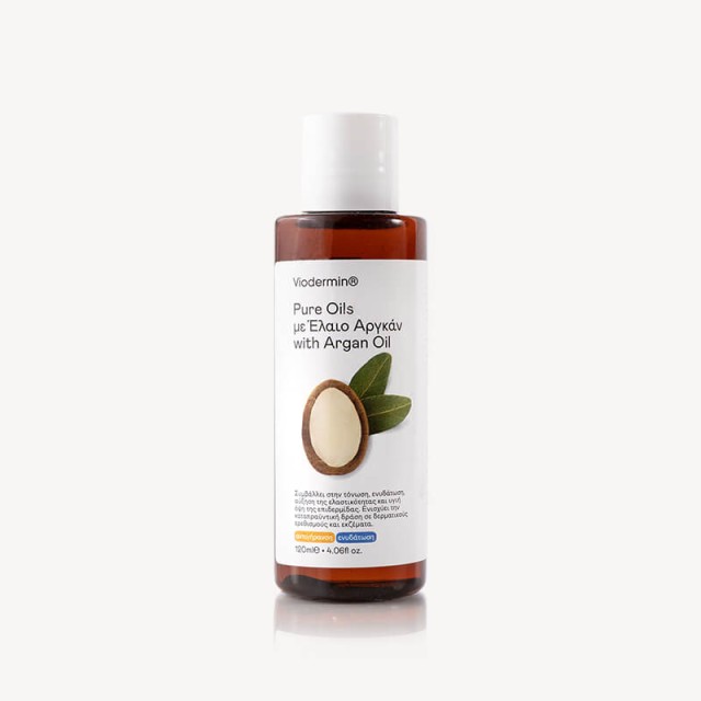 Viodermin Argan Oil 120ml – Έλαιο Αργκάν για Τόνωση και Ενυδάτωση της Επιδερμίδας