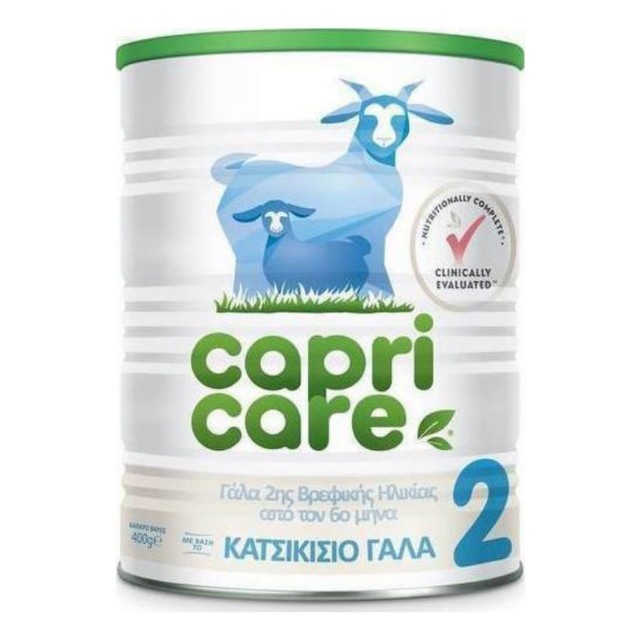 Capricare Νο2 400g - Γάλα σε Σκόνη 2ης Βρεφικής Ηλικίας (6 έως 12μηνών)