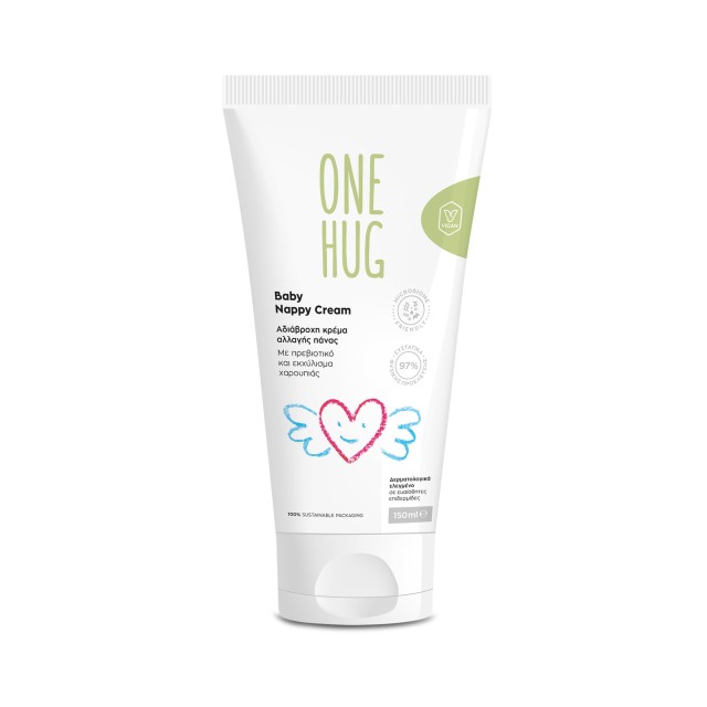 Vican One Hug Baby Nappy Cream 150ml - Αδιάβροχη Κρέμα Αλλαγής Πάνας