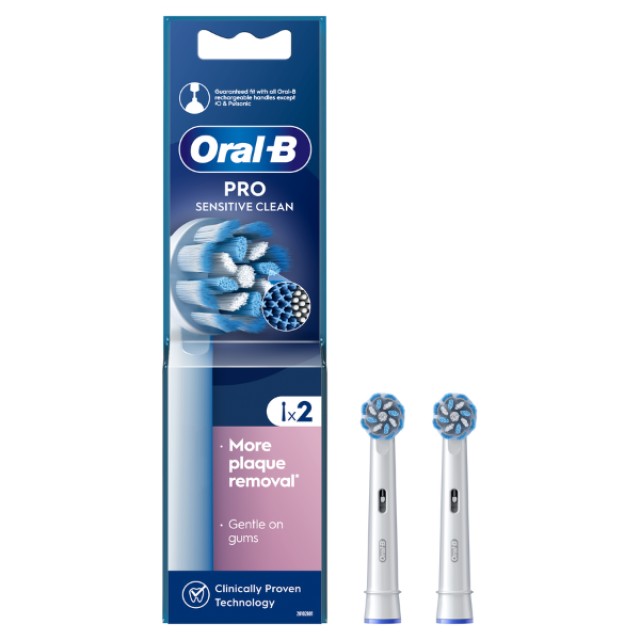 Oral-B Pro Sensitive Clean 2pcs - Ανταλλακτικές Κεφαλές