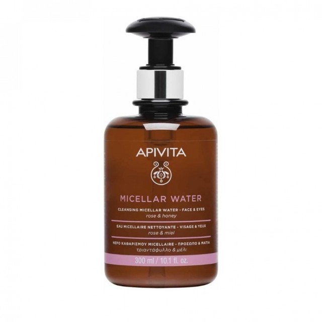 Apivita Micellar Water 300ml – Νερό Καθαρισμού για Πρόσωπο & Mάτια