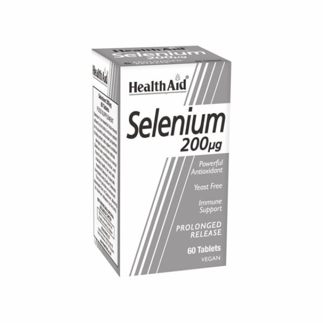 Health Aid Selenium 200μg 60tabs – Συμπλήρωμα με Σελήνιο