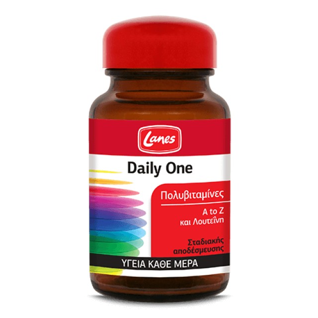Lanes Πολυβιταμίνες Daily One 30 ταμπλέτες – Συμπλήρωμα διατροφής με 13 βιταμίνες, 10 μέταλλα & λουτεΐνη