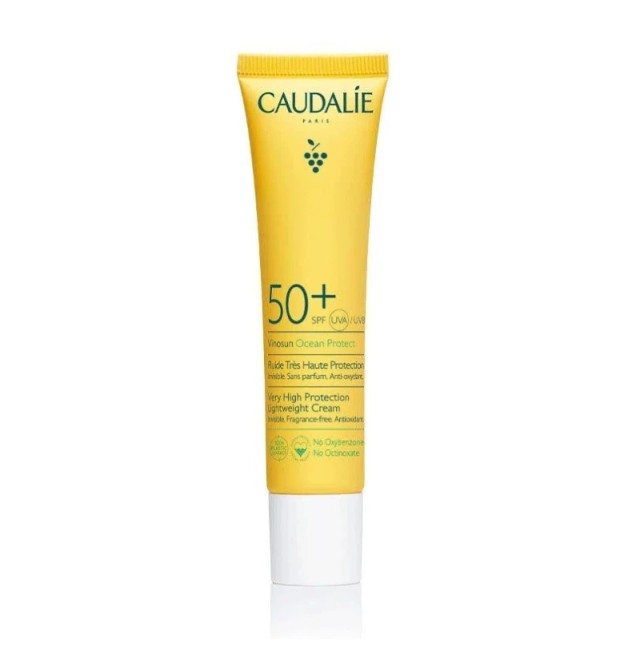 Caudalie Vinosun Ocean Protect Lightweight Cream Spf50+ 40ml- Αντηλιακό Ελαφριάς υφής