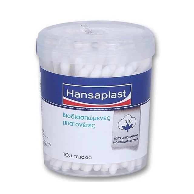 Hansaplast Βιοδιασπώμενες Μπατονέτες 100τμχ.
