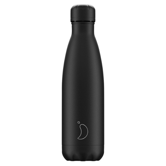 Chilly’s Bottle Original Series All Black 500ml – Μπουκάλι Θερμός