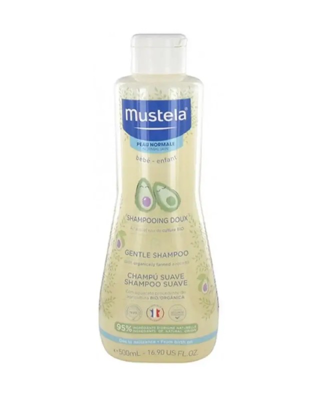 Mustela Gentle Shampoo 500ml – Απαλό Σαμπουάν για Βρέφη και Παιδιά