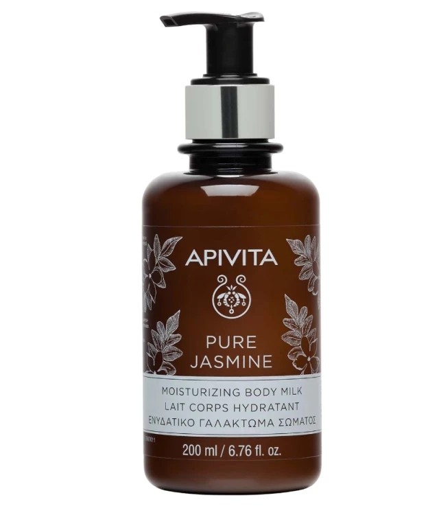 Apivita Pure Jasmine Moisturizing Body Milk 200ml - Ενυδατικό Γαλάκτωμα Σώματος με Γιασεμί