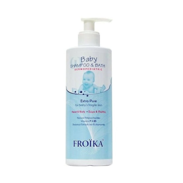 Froika Baby Shampoo & Bath 400ml - Καθημερινό Βρεφικό Αφρόλουτρο & Σαμπουάν