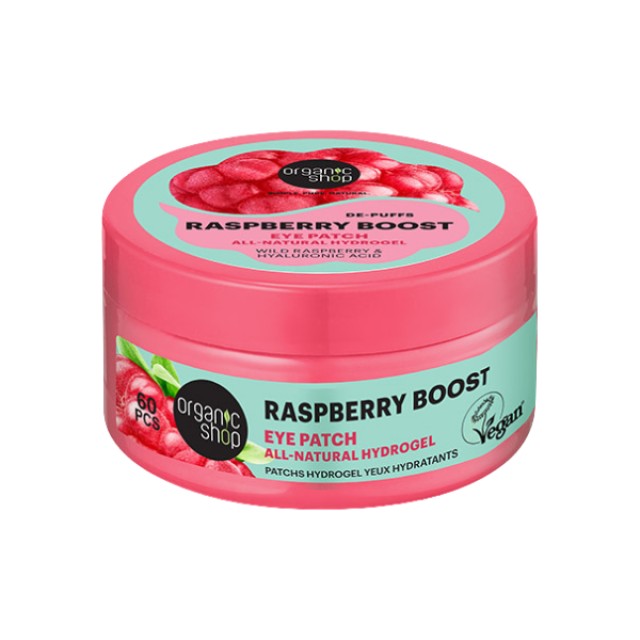 Natura Siberica Rasberry Boost Eye Patch 60pcs - Patches Ματιών για Πρηξίματα