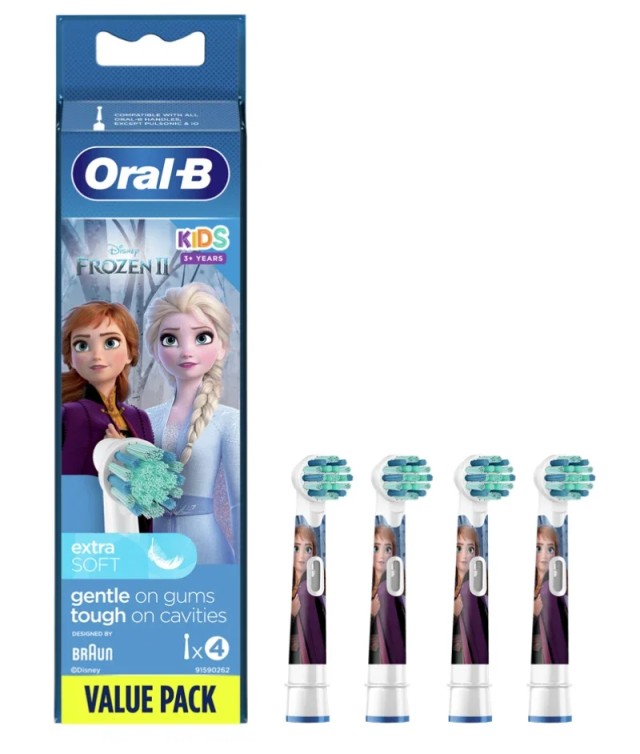 Oral-B Frozen Extra Soft 4τμχ – Ανταλλακτικές Κεφαλές