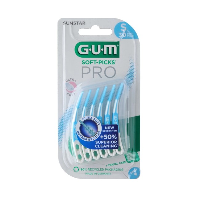 Gum Soft Picks Pro Small 30 τεμάχια - Μεσοδόντια Βουρτσάκια