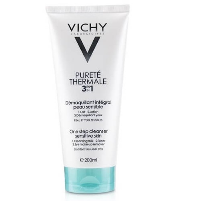 Vichy Purete Thermale 3 in 1 One 200ml – Ντεμακιγιάζ & Καθαρισμός Προσώπου 3 σε 1