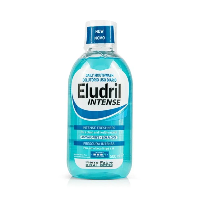 Elgydium Eludril Intense 500ml – Καθημερινό Στοματικό Διάλυμα για Έντονη Αίσθηση Φρεσκάδας