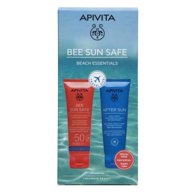 Apivita Promo Bee Sun Safe Hydra Fresh Face & Body Milk SPF50 100ml & After Sun Face & Body Gel-Cream 100ml