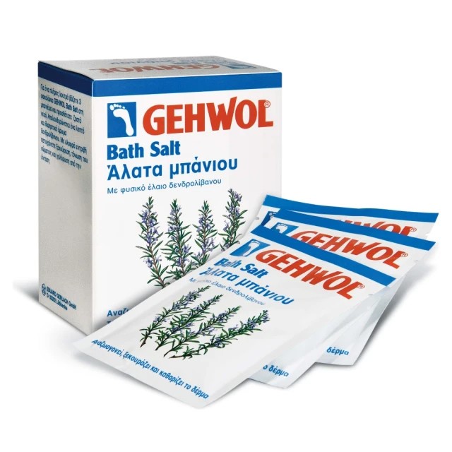 Gehwol Bath Salt - Άλατα μπάνιου για πόδια και σώμα Φακελάκια 10τμχ. x 25g