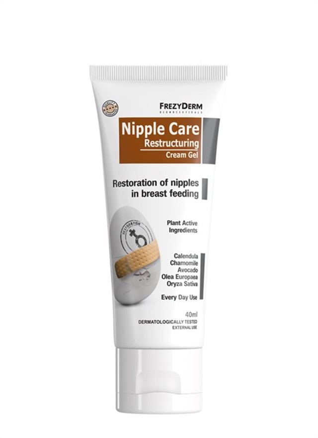 Frezyderm Nipple Care Restructuring Cream-Gel 40ml - Αποκατάσταση των Θηλών από τον Θηλασμό