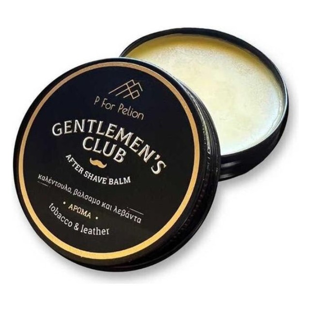 P For Pelion Gentlemen’s Club After Shave Balm 50ml - Ανδρική Κρέμα Περιποίησης για Μετά το Ξύρισμα με Άρωμα Tobacco & Leather