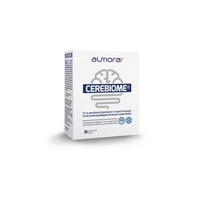 Almora Plus Cerebiome 30caps - Συμπλήρωμα Διατροφής για τη Φυσιολογική Ψυχολογική & Νευρική Λειτουργία