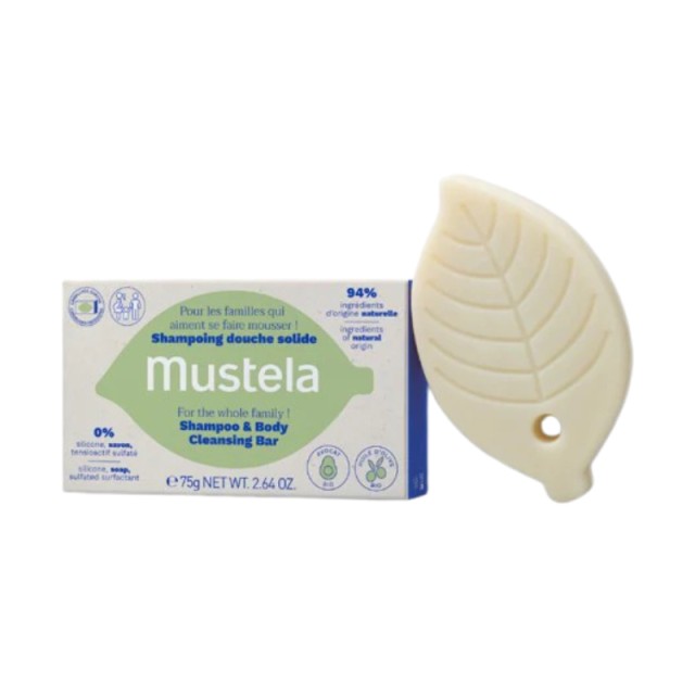 Mustela Hair & Body Cleansing Bar 75g