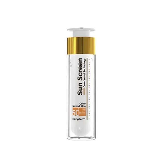 Frezyderm Sunscreen Velvet Face Color Tinted SPF50 50ml – Αντηλιακό προσώπου με χρώμα